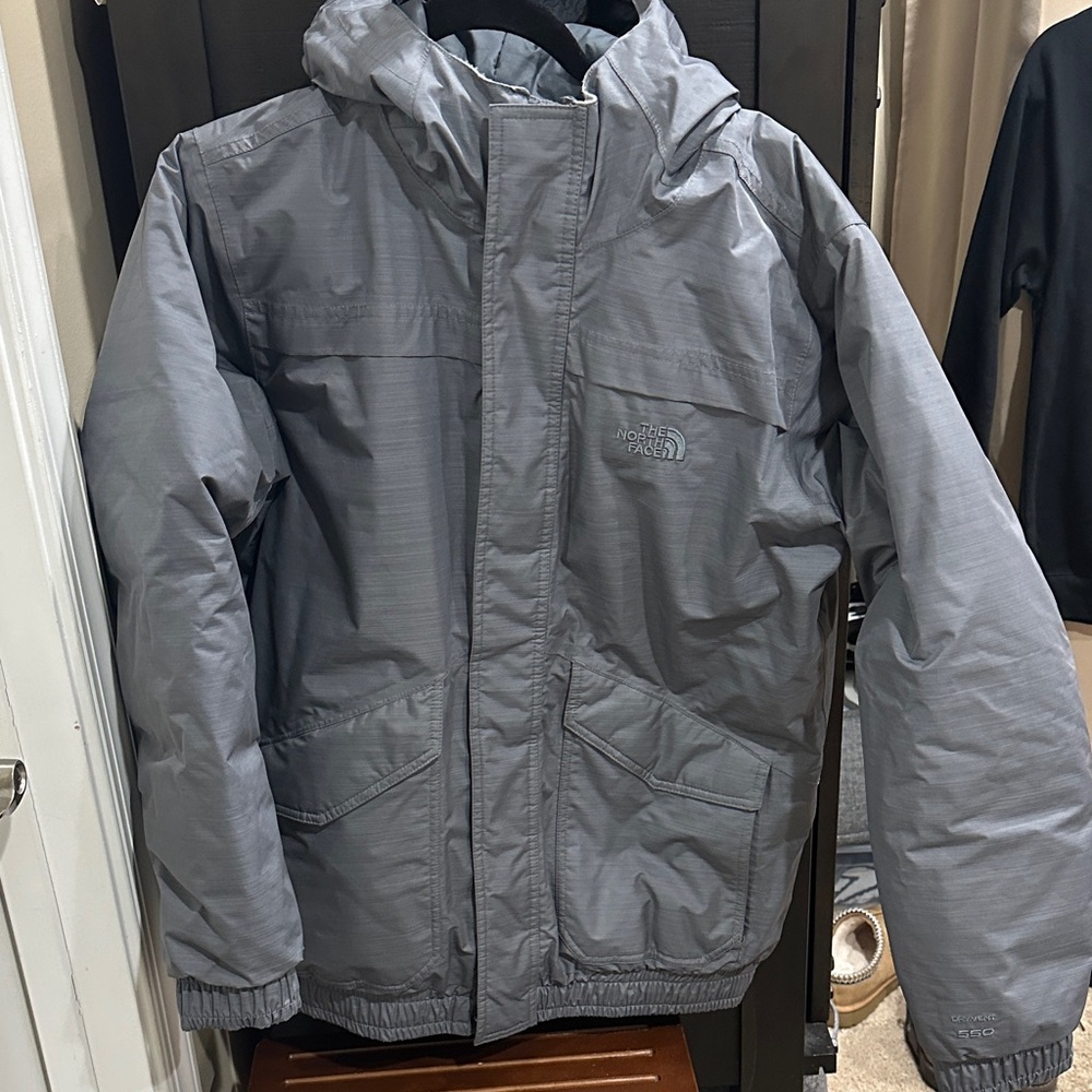 The North Face Charcoal Hooded Jacket